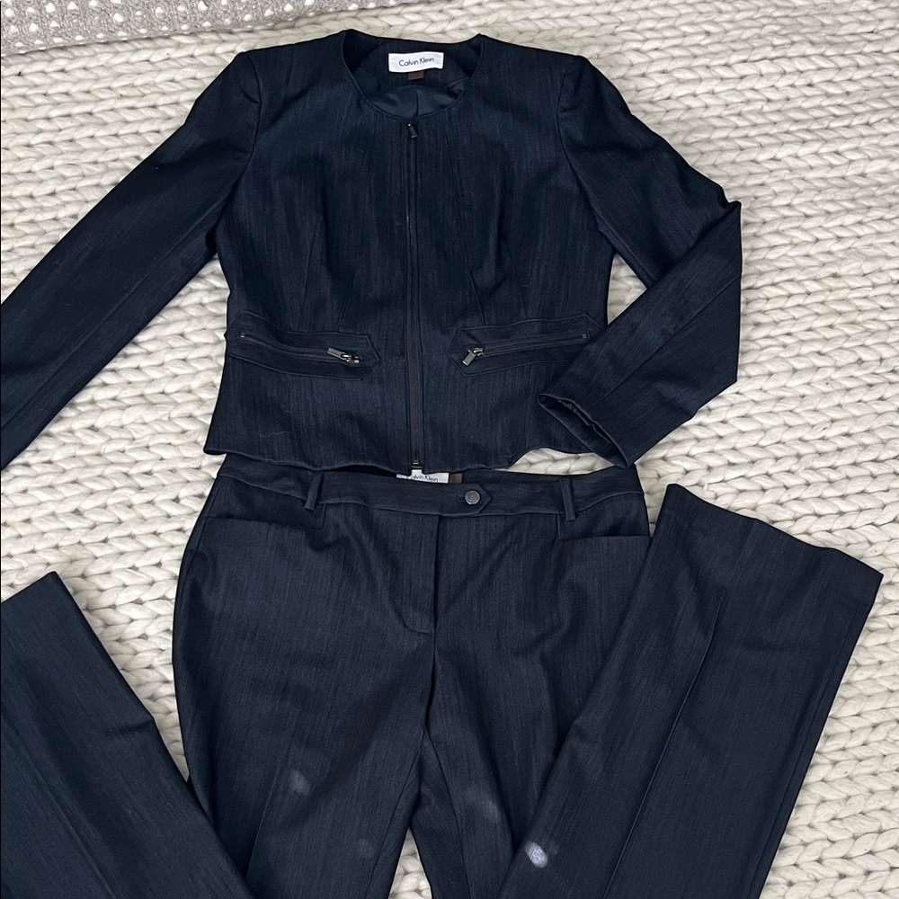 Calvin Klein Women's Dark Navy Pantsuit